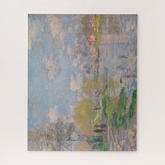Puzzle Printemps sur la Seine par Monet Impressionniste (Vertical)