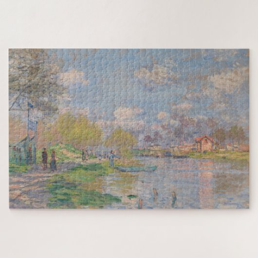 Puzzle Printemps sur la Seine par Monet Impressionniste (Horizontal)