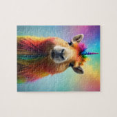 Puzzle Prismhorn : Le Capybaraicorn Arc-en-ciel, (Horizontal)
