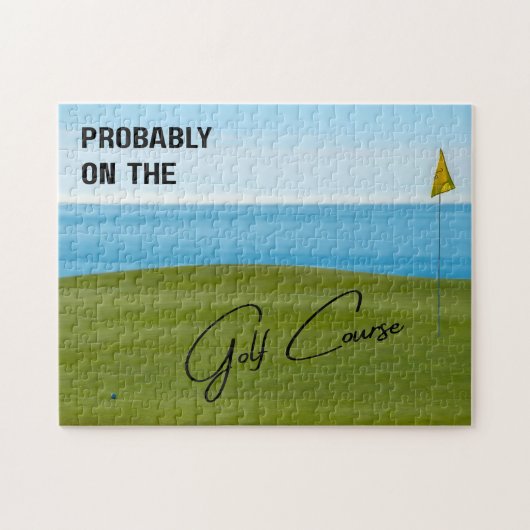 Puzzle Probablement sur le terrain de golf amateurs de go (Horizontal)
