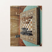 Puzzle Problème d'échecs Victorian Checkmate (Vertical)