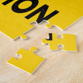 Puzzle Procéder Avec Le Signal De Route Attention (Côté)