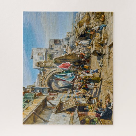 Puzzle Procession à Jaffa | Gustav Bauernfeind | (Vertical)