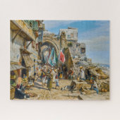 Puzzle Procession à Jaffa | Gustav Bauernfeind | (Horizontal)