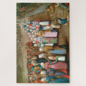 Puzzle Procession Mariage traditionnelle (Art Vintage) (Vertical)