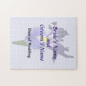 Puzzle Produits de mariage Iris Violet Délicat (Horizontal)