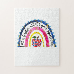 Puzzle Professeur Art Fier Je Suis Enseignant