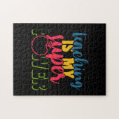 Puzzle Professeur Cadeaux | L'Enseignement Est Mon Super  (Horizontal)
