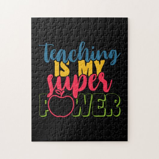 Puzzle Professeur Cadeaux | L'Enseignement Est Mon Super  (Vertical)