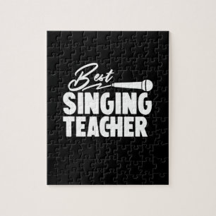 Puzzle Professeur Cadeaux Meilleur professeur de chant