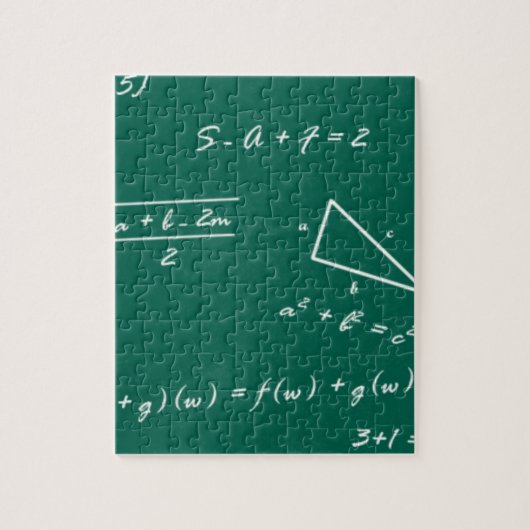 Puzzle professeur de mathématiques algebra geek (Vertical)