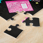 Puzzle Professeur de niveau rétro 90 retour à l'école (Côté)