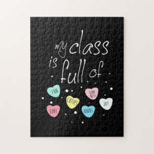 Puzzle Professeur Ma Classe Est Pleine De Plaisirs