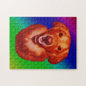 Puzzle Profil avant Red Golden Retriever (Horizontal)