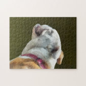 Puzzle Profil de Bouledogue Anglais (Horizontal)
