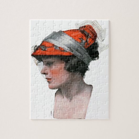 Puzzle Profil de la femme (Vertical)