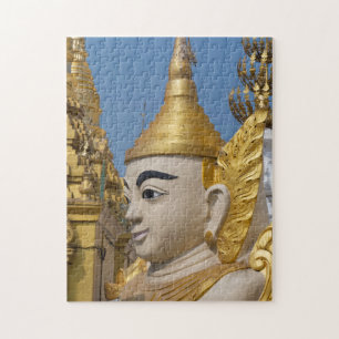 Puzzle Profil de statue de Bouddha