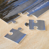 Puzzle Profil d'un beau canard à bois sur l'eau (Côté)