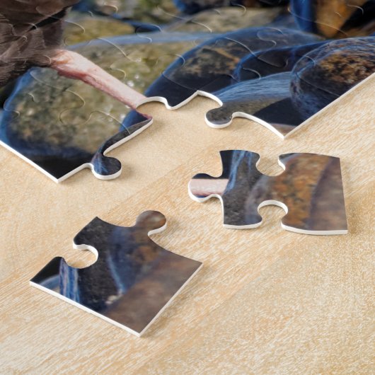 Puzzle Profil d'un Oystercatcher noir (Côté)