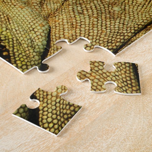 Puzzle Profil d'une Iguana verte (Côté)