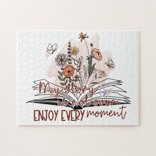 Puzzle Profitez de chaque instant, message positif (Horizontal)