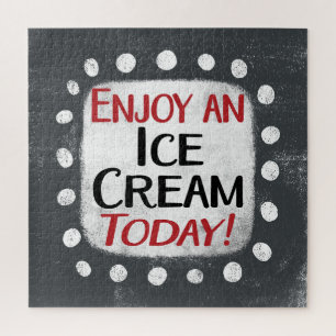 Puzzle Profitez D'Une Crème De Glace Aujourd'Hui Jigsaw P