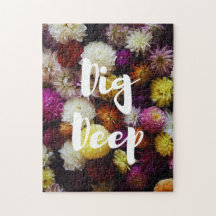 Puzzle profond de fouille