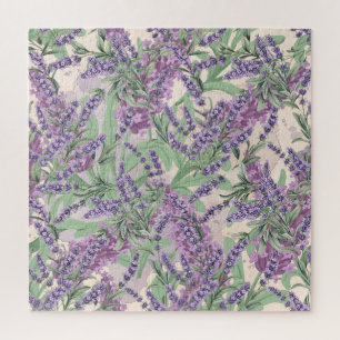 Puzzle Profusion de Lavande Poussiéreuse Lavande Floral R