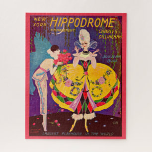 Puzzle Programme Hippodrome de New York des années 1920