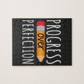 Puzzle Progrès Motivationnel sur la perfection (Horizontal)
