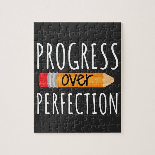 Puzzle Progrès Motivationnel sur la perfection (Vertical)