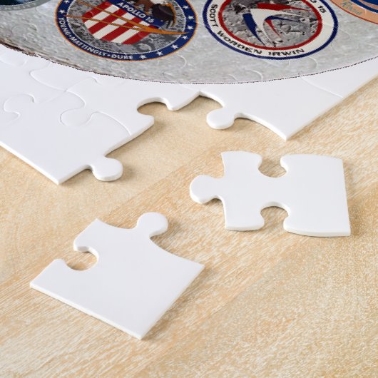 Puzzle Projet Apollo : Le logo composé (Côté)