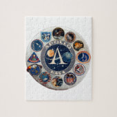 Puzzle Projet Apollo : Le logo composé (Vertical)