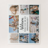 Puzzle Projet de Bridesmaid de Collage de 8 Photo Moderne (Vertical)