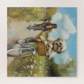 Puzzle Promenade à vélo avec des amis (Horizontal)