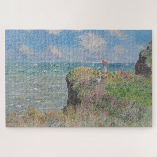 Puzzle Promenade Cliff à Pourville Monet (Horizontal)