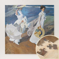 Promenade le long du bord de mer, Joaquín Sorolla