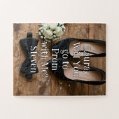 Puzzle Promposal | Go to Prom with Me Yes or No? (Horizontal)