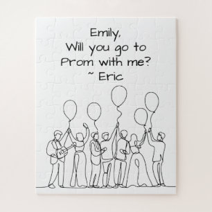 Puzzle Promposal Viendras-tu au bal de promo avec moi ?