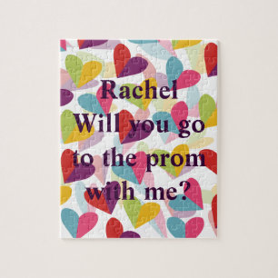 Puzzle Proposal Coeurs colorés Design graphique