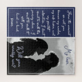 Puzzle Proposition de photo Couple Personnalisé Voulez-Vo (Horizontal)