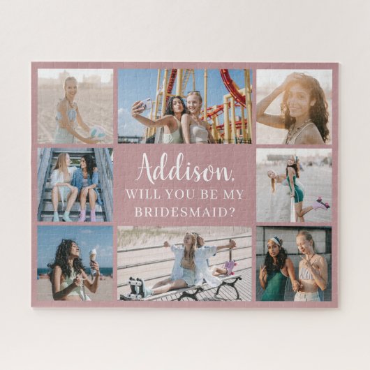 Puzzle Proposition de servante d'accueil Pink Large 8 Pho (Horizontal)