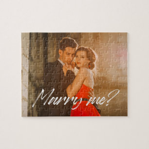 Puzzle Proposition personnalisée de photo Marry Me