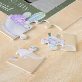 Puzzle Proposition vintage Sage Bridesmaid (Côté)