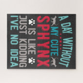 Puzzle Propriétaire Canadien De Chat Sphynx Sans Cheveux  (Horizontal)