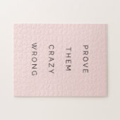 Puzzle Prouvez-les que la citation de motivation fausse (Horizontal)