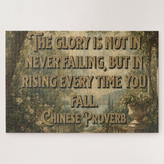 Puzzle Proverbe Chinois 1000 Pièces (Horizontal)