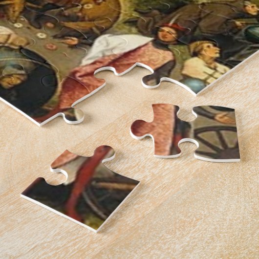 Puzzle Proverbe Néerlandais Pieter Bruegel L'Ancien (Côté)