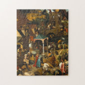 Puzzle Proverbe Néerlandais Pieter Bruegel L'Ancien (Vertical)