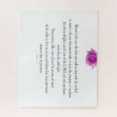Puzzle PSALM 1:1-3 avec Fleur violette (Vertical)